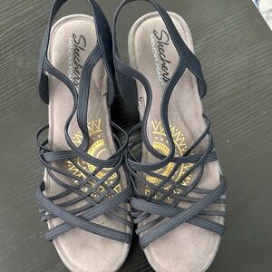 Skechers Women's Dark Blue Strappy Sandals